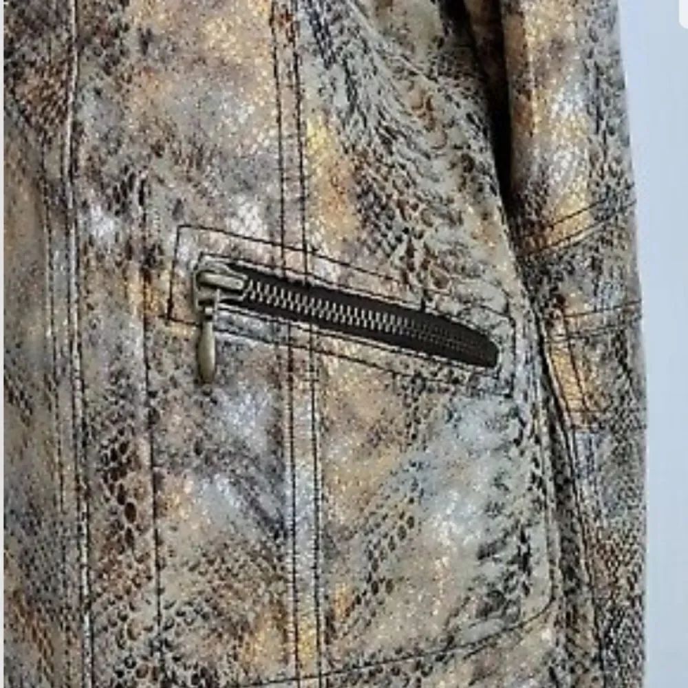 Chico's Reversible Leather Jacket - Picture 7 of 10